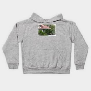 Vines on The Hittock Mansion Kids Hoodie